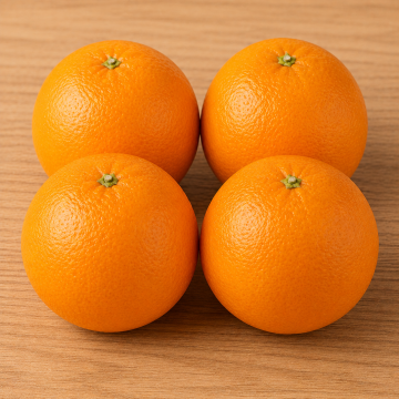 4 Large Oranges