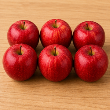 6 Red Apples